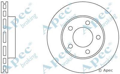 APEC BRAKING dsk756 -  Тормозной диск
